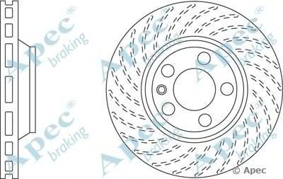APEC BRAKING dsk2310 -  Тормозной диск